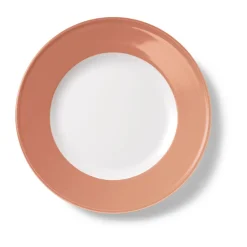 Frühstücksteller<Dibbern Teller flach 21 cm Fahne Solid Color blush