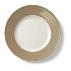 Dibbern Teller flach 21 cm Fahne Solid Color clay