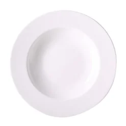 Dibbern Teller tief 23cm Bone China weiss