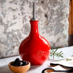 Salat Zubehör|Spanischer Sommerurlaub<Emile Henry Essig-/Ölgießer 0,45 l Grand Cru