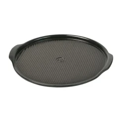 Emile Henry Pizzastein 37 cm Kohle