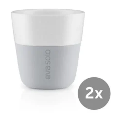 Kaffeetassen<Eva Solo 2 Espresso-Becher 0,08l Marble grey