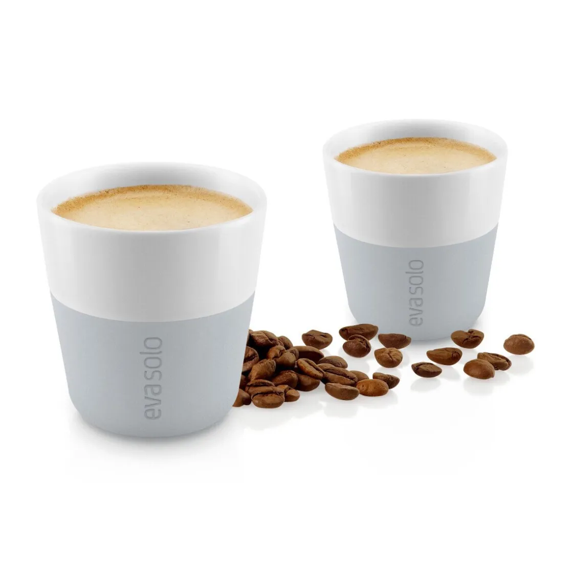 Kaffeetassen<Eva Solo 2 Espresso-Becher 0,08l Marble grey