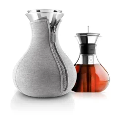 Teekannen|Teekannen<Eva Solo Teezubereiter 1l hellgrau woven