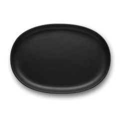 Speiseteller<Eva Solo Teller oval 26 cm Nordic kitchen schwarz