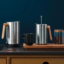 Wasserkocher<Eva Solo Wasserkocher 1,5 l 2200 W Nordic kitchen edelstahl