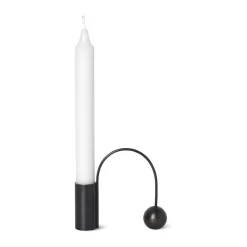 Weihnachten<ferm LIVING Kerzenhalter 11 cm Balance schwarz