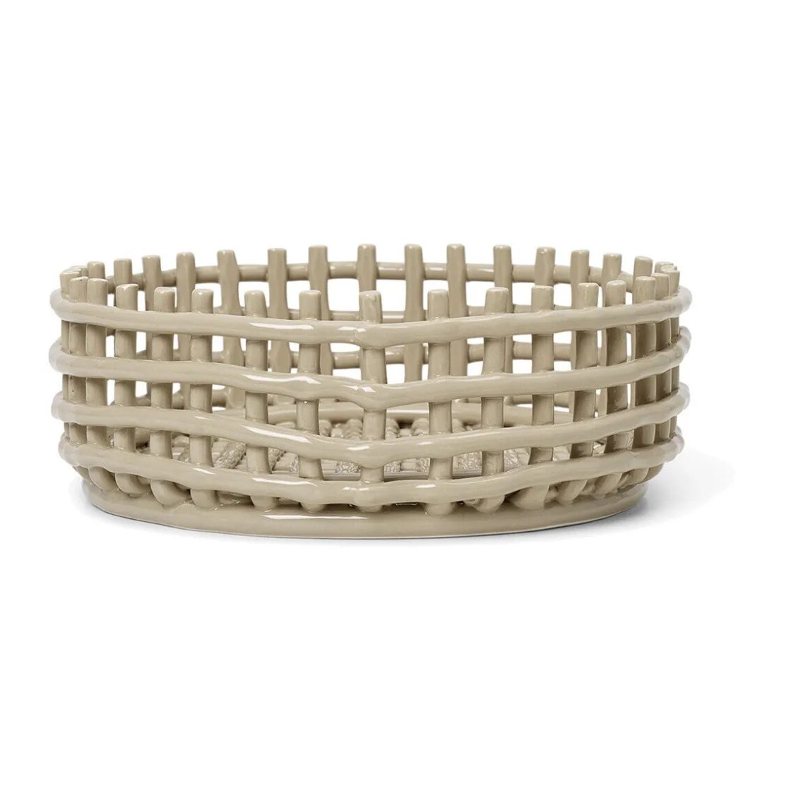 Bestseller|Weihnachten<ferm LIVING Korb 29 cm kaschmir