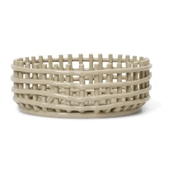 Cafécore<ferm LIVING Korb 29 cm kaschmir