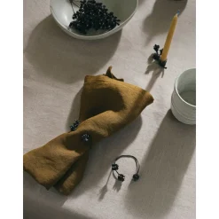 Bestseller<ferm LIVING Serviettenringe 4er-Set Forest Black Brass