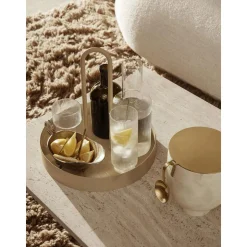 ferm LIVING Tablett 28 cm Grib cashmere