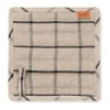 Pilzküche|Weihnachten<ferm LIVING Topflappen 2er-Set Hale sand/schwarz