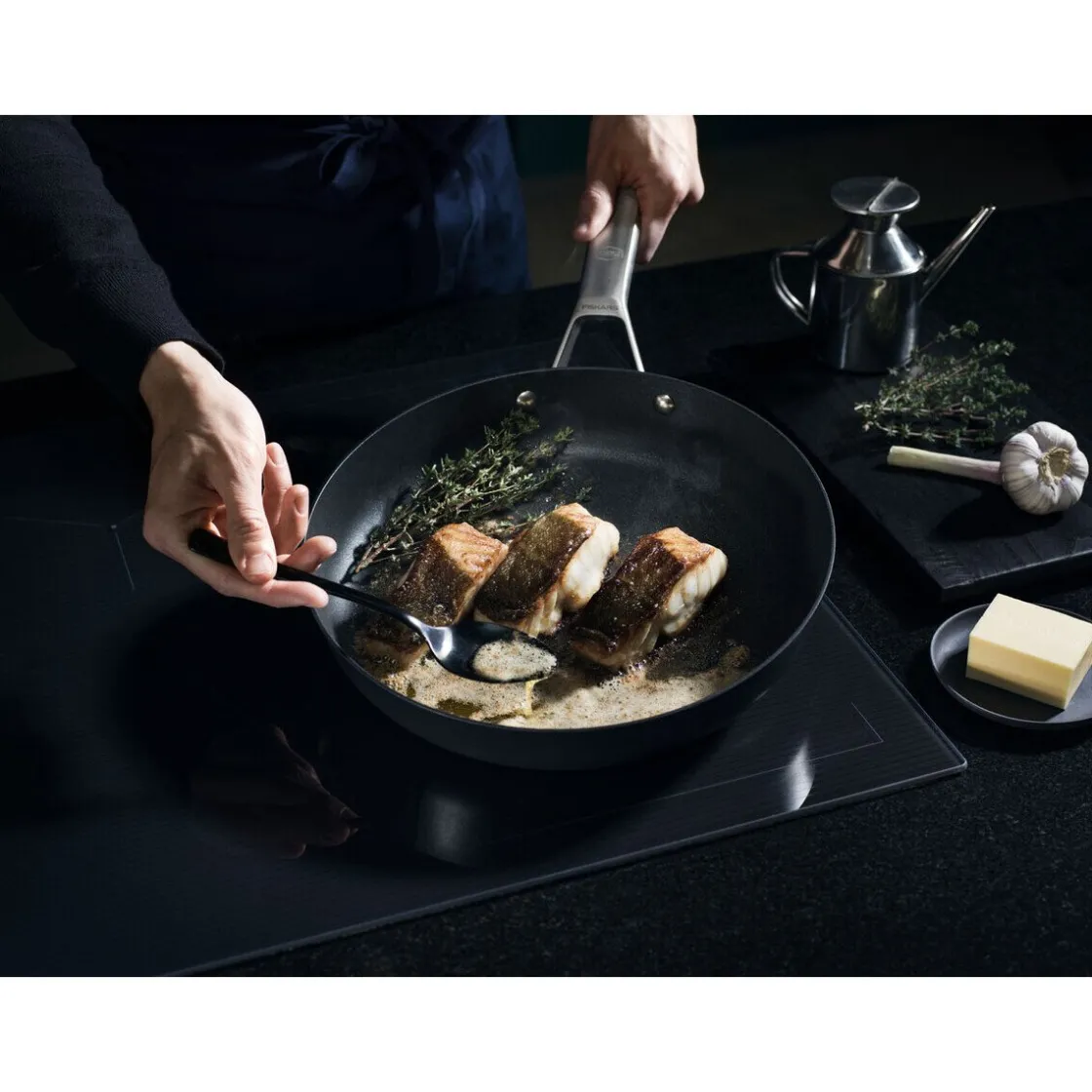 Fiskars Bratpfanne 28 cm Taiten schwarz