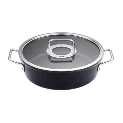 Fissler Bratentopf mit Glasdeckel 28 cm Adamant schwarz