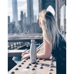 Thermosflaschen<FLSK Isolierflasche 1,0 l stainless steel