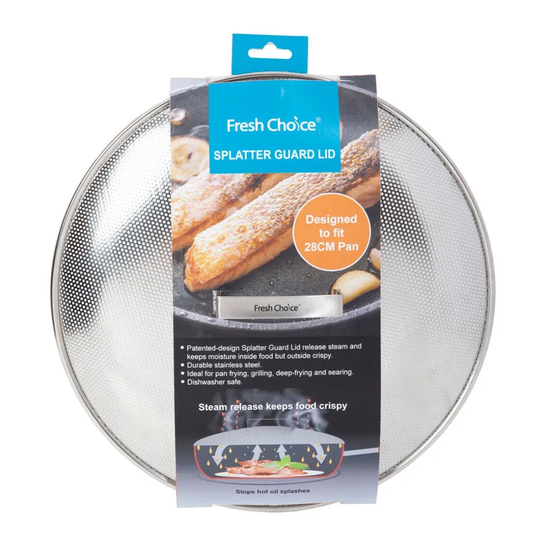 FreshChoice Universal-Deckel 28 cm edelstahl