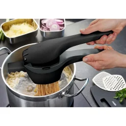 Gefu Kartoffel- und Spätzlepresse Presco 34 cm schwarz