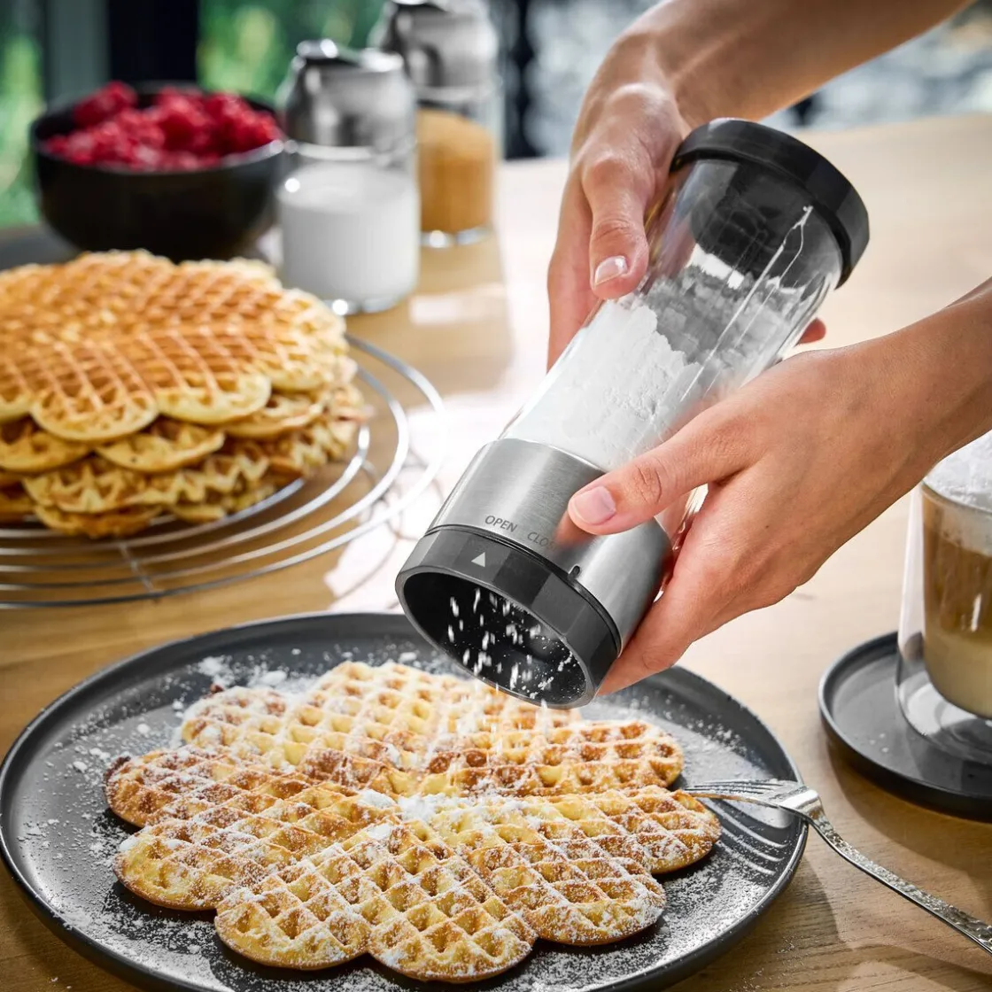 Kochwelt Entdecken|Backzubehör<Gefu Puderzuckermühle Dispenso 20 cm klar