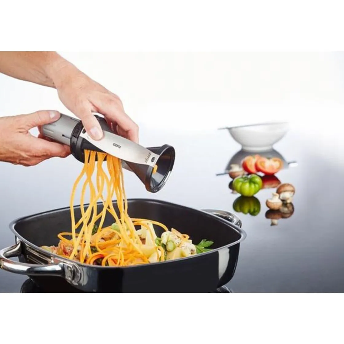 Gefu Spiralschneider Spirelli 2.0 schwarz