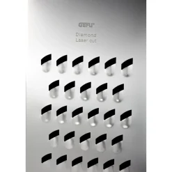 Gefu Vierkantreibe V-Cut 28 cm silber