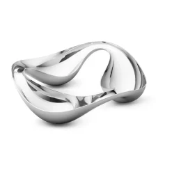 Schalen|Antipasti Geschirr<Georg Jensen Schale 27 cm Cobra edelstahl