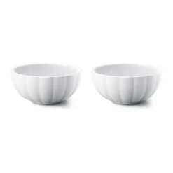 Georg Jensen Schale 2er-Set Bernadotte weiß