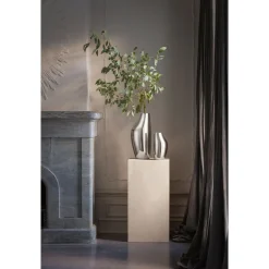 Weihnachten|Tischdeko Weihnachten<Georg Jensen Vase 27 cm Sky edelstahl
