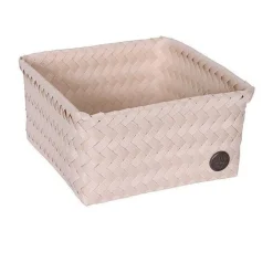 Handed By Fit Square Korb offen 18x18x10 cm champagne
