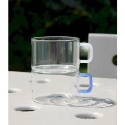 Teetassen<Hay Brühtasse 2er-Set hellblau