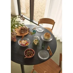 Servierplatten<Hübsch Platte klar Fuyu 27x2 cm