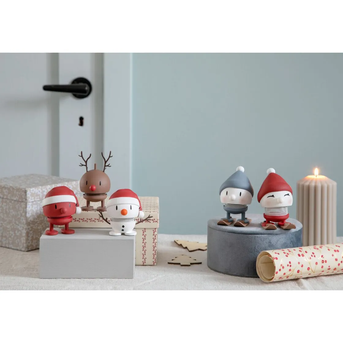 Weihnachten<Hoptimist Santa Bumble S 7 cm Soft Red