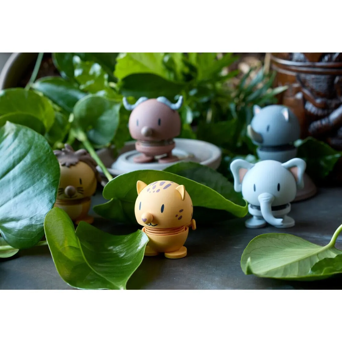 Hoptimist Soft Elephant 6 cm grey