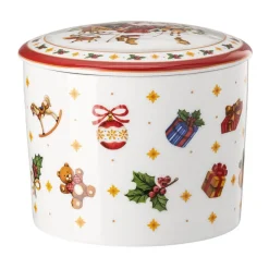 Weihnachtsbäckerei|Weihnachtsbäckerei<Hutschenreuther Dose 1,5 l Happy Wintertime