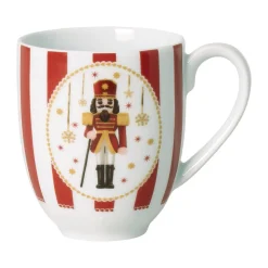 Becher<Hutschenreuther Henkelbecher 0,4 l Christmas Love Red