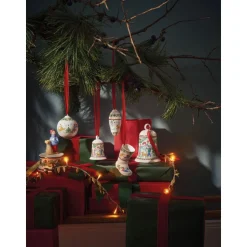 Weihnachten|Weihnachtsdekoration<Hutschenreuther Porzellanglocke 8 cm Sammeledeition Weihnachten Weihnachtsglocke 2025