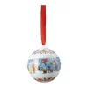 Weihnachten|Weihnachtsdekoration<Hutschenreuther Porzellankugel 6 cm Sammeledition Weihnachten Weihnachtskugel 2022