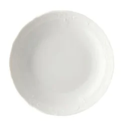 Dessertteller<Hutschenreuther Schale flach 16 cm Baronesse weiss