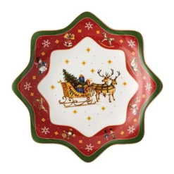 Weihnachten<Hutschenreuther Sternschale 25 cm Happy Wintertime