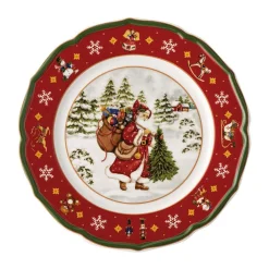 Hutschenreuther Teller 22 cm Happy Wintertime Red