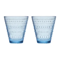 Saftgläser<Iittala 2er Set Trinkglas 30cl Kastehelmi aqua