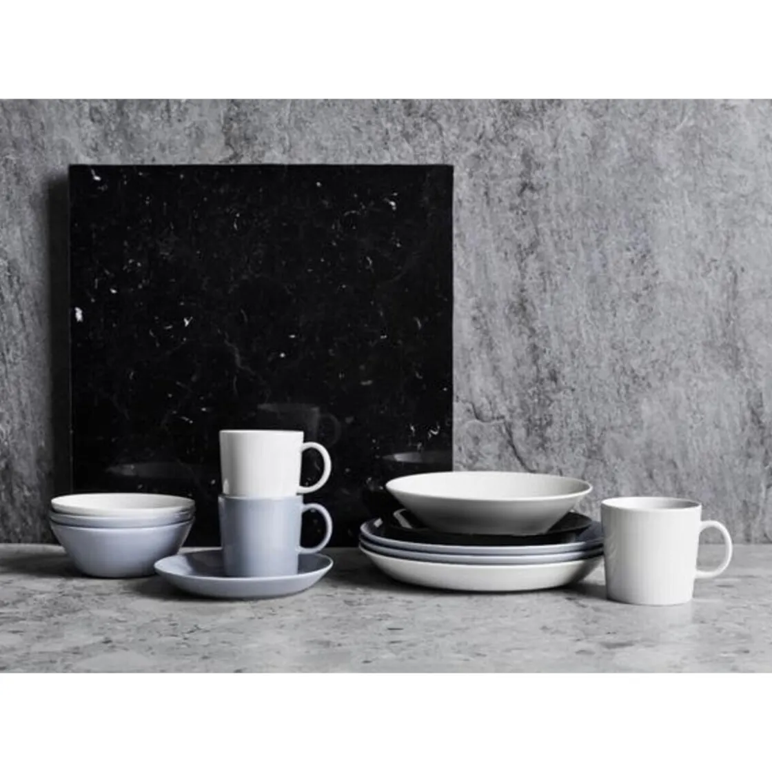 Schalen<Iittala Schale 1,20 l Teema perlgrau