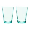 Iittala Trinkglas 2er-Set 0,4 l Kartio Wassergrün