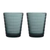 Iittala Trinkglas 2er-Set 0,22 l Aino Aalto Dark Grey