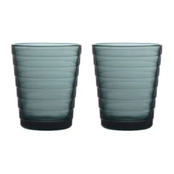 Iittala Trinkglas 2er-Set 0,22 l Aino Aalto Dark Grey