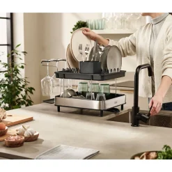 Spülen<Joseph Joseph Geschirr-Abtropfschale Excel 32x47x32 cm edelstahl