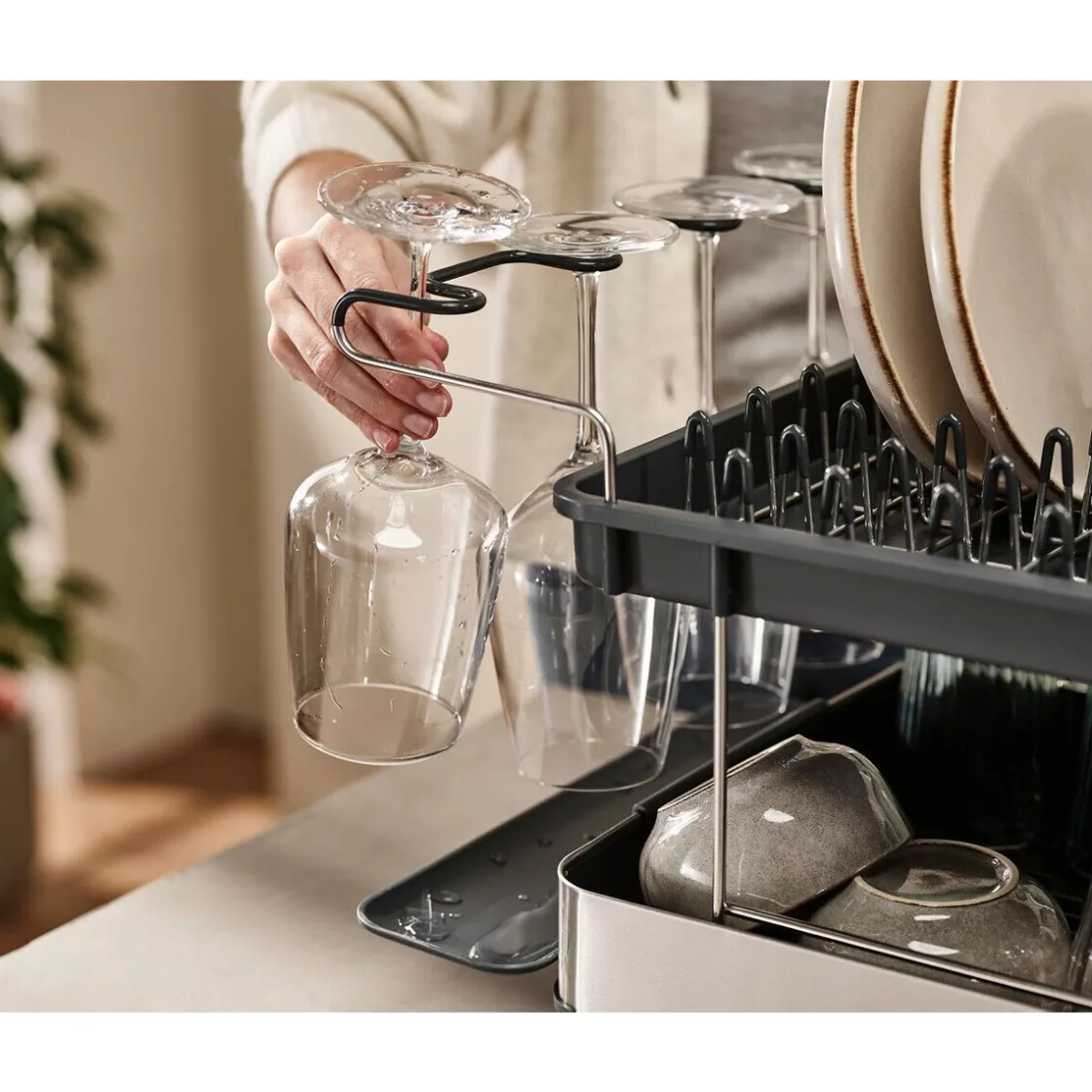 Spülen<Joseph Joseph Geschirr-Abtropfschale Excel 32x47x32 cm edelstahl