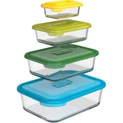 Meal Prep<Joseph Joseph Glasset 4tlg. mit Deckel Nest Storage