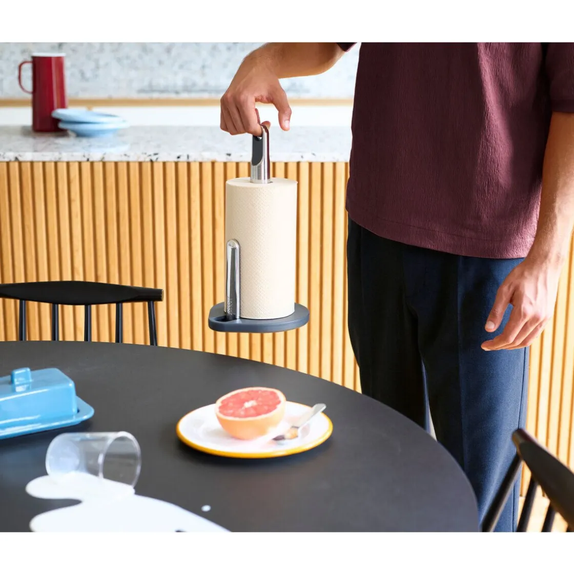 Joseph Joseph Küchenrollenständer Hold 33 cm grau