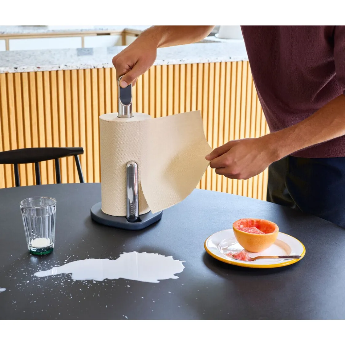 Joseph Joseph Küchenrollenständer Hold 33 cm grau