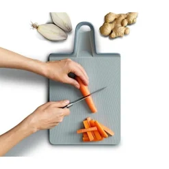 Messer & Co. Entdecken|Kochwelt Entdecken<Joseph Joseph Schneidebrett faltbar 45x26 cm Chop2Pot Plus blassblau